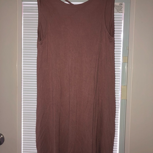 RVCA mauve cross back dress - Picture 3 of 3
